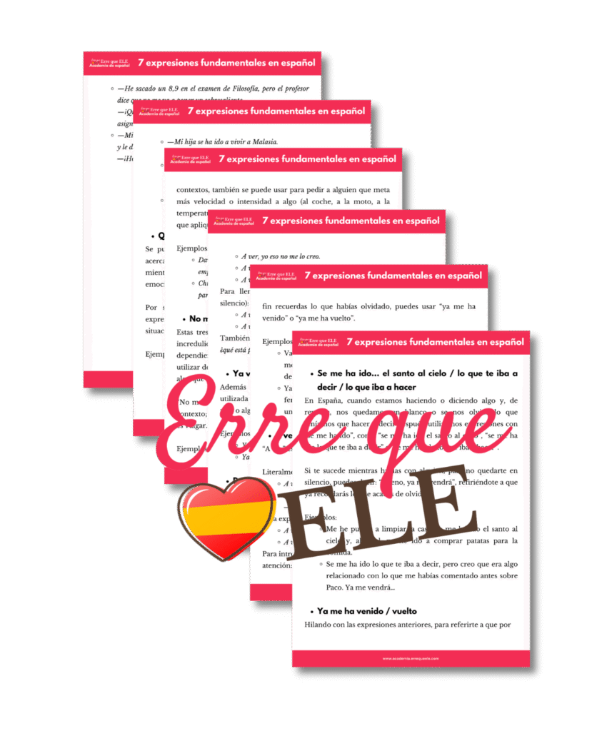 Expresiones fundamentales en español