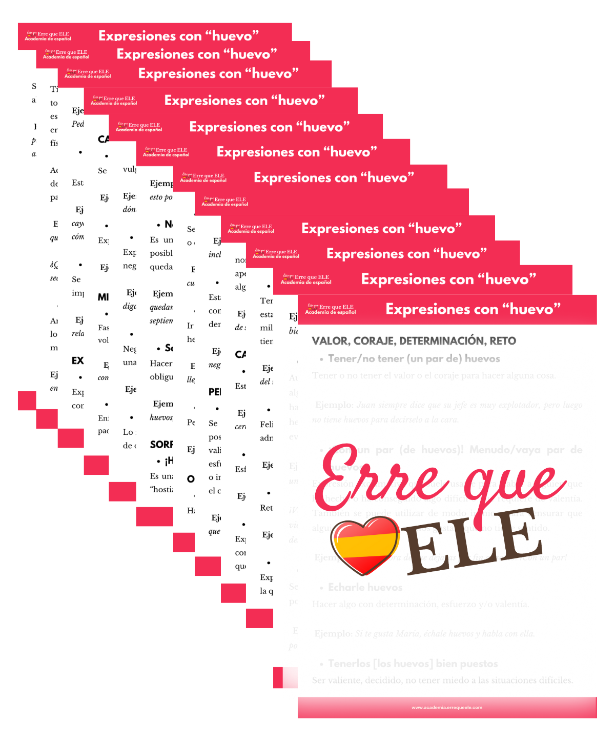 expresiones con huevo en español